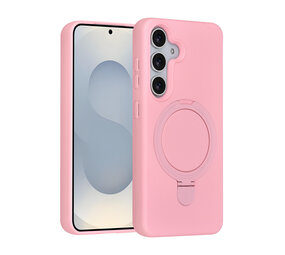 TUNIQ TUNIQ Galaxy S25 Back-Cover hul - Magsafe With Ring Stand - Hanger - Sakura Pink