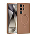 TUNIQ TUNIQ Galaxy S24 Ultra Back-Cover hul - Magsafe With Ring Stand - Hanger - Desert Brown