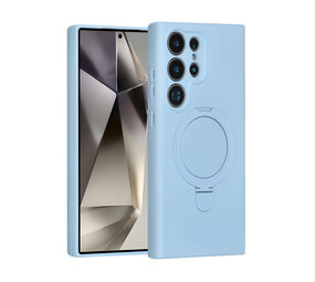 TUNIQ TUNIQ Galaxy S24 Ultra Back cover coque - Magsafe With Ring Stand - Hanger - Baby Blue TUNIQ TUNIQ Galaxy S24 Ultra Back cover coque - Magsafe With Ring Stand - Hanger - Baby Blue