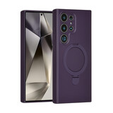 TUNIQ TUNIQ Galaxy S24 Ultra Back cover case - Magsafe With Ring Stand - Hanger - Grape Purple
