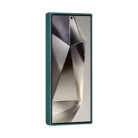 TUNIQ TUNIQ Galaxy S24 Ultra Back cover coque - Magsafe With Ring Stand - Hanger - Vert foncé