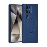 TUNIQ TUNIQ Galaxy S24 Ultra Back cover coque - Magsafe With Ring Stand - Hanger - Navy Blue