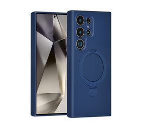 TUNIQ TUNIQ Galaxy S24 Ultra Back cover coque - Magsafe With Ring Stand - Hanger - Navy Blue TUNIQ TUNIQ Galaxy S24 Ultra Back cover coque - Magsafe With Ring Stand - Hanger - Navy Blue