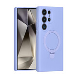 TUNIQ TUNIQ Galaxy S24 Ultra Back cover coque - Magsafe With Ring Stand - Hanger - Lilas