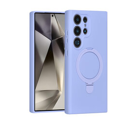 TUNIQ TUNIQ Galaxy S24 Ultra Back cover case - Magsafe With Ring Stand - Hanger - Lilac TUNIQ TUNIQ Galaxy S24 Ultra Back cover case - Magsafe With Ring Stand - Hanger - Lilac