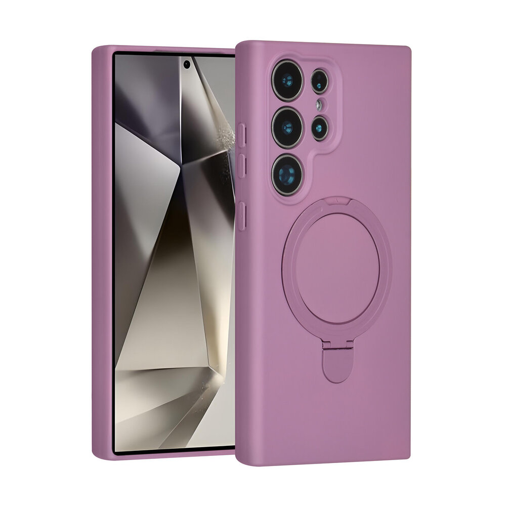 TUNIQ TUNIQ Galaxy S24 Ultra Back cover coque - Magsafe With Ring Stand - Hanger - Sunset Purple