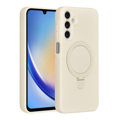TUNIQ Galaxy A16 5G Backcover hoesje - Magsafe With Ring Stand - Hanger - Antique White