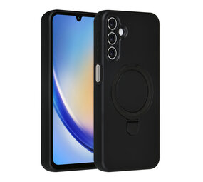 TUNIQ TUNIQ Galaxy A16 5G Back cover coque - Magsafe With Ring Stand - Hanger - Noir TUNIQ TUNIQ Galaxy A16 5G Back cover coque - Magsafe With Ring Stand - Hanger - Noir