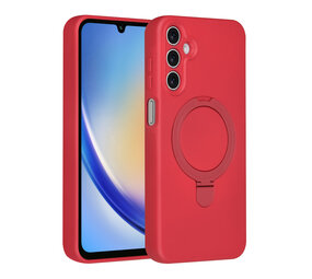 TUNIQ TUNIQ Galaxy A16 5G Backcover hoesje - Magsafe With Ring Stand - Hanger - Cherry Red TUNIQ TUNIQ Galaxy A16 5G Backcover hoesje - Magsafe With Ring Stand - Hanger - Cherry Red