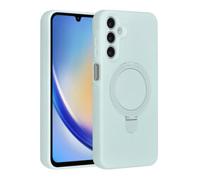 TUNIQ TUNIQ Galaxy A15 5G Back cover case - Magsafe With Ring Stand - Hanger - Mint Green TUNIQ TUNIQ Galaxy A15 5G Back cover case - Magsafe With Ring Stand - Hanger - Mint Green