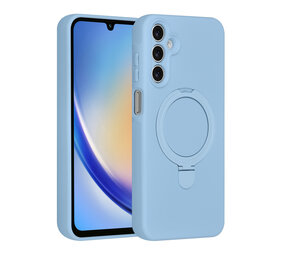 TUNIQ TUNIQ Galaxy A16 5G Back cover case - Magsafe With Ring Stand - Hanger - Baby Blue TUNIQ TUNIQ Galaxy A16 5G Back cover case - Magsafe With Ring Stand - Hanger - Baby Blue