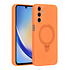 TUNIQ Galaxy A15 5G Back cover case - Magsafe With Ring Stand - Hanger - Tangerine Orange