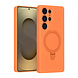 TUNIQ TUNIQ Galaxy S25 Ultra Back cover case - Magsafe With Ring Stand - Hanger - Tangerine Orange