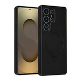 TUNIQ TUNIQ Galaxy S25 Ultra Back cover coque - Magsafe With Ring Stand - Hanger - Noir