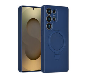 TUNIQ TUNIQ Galaxy S25 Ultra Back cover coque - Magsafe With Ring Stand - Hanger - Navy Blue