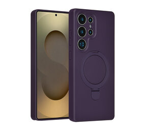 TUNIQ TUNIQ Galaxy S25 Ultra Back-Cover hul - Magsafe With Ring Stand - Hanger - Grape Purple