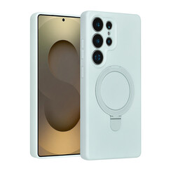TUNIQ Galaxy S25 Ultra Backcover hoesje - Magsafe With Ring Stand - Hanger - Mint Green