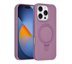 TUNIQ TUNIQ iPhone 16 Pro Back-Cover hul - Magsafe With Ring Stand - Hanger - Sunset Purple
