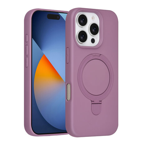 TUNIQ TUNIQ iPhone 16 Pro Back cover coque - Magsafe With Ring Stand - Hanger - Sunset Purple TUNIQ TUNIQ iPhone 16 Pro Back cover coque - Magsafe With Ring Stand - Hanger - Sunset Purple