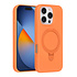 TUNIQ iPhone 16 Pro Back cover case - Magsafe With Ring Stand - Hanger - Tangerine Orange