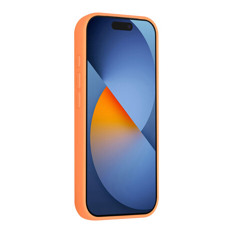 TUNIQ TUNIQ iPhone 16 Pro Back-Cover hul - Magsafe With Ring Stand - Hanger - Tangerine Orange