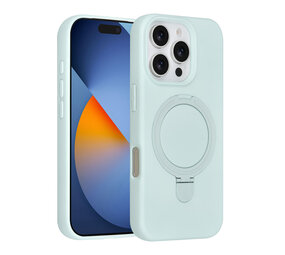 TUNIQ TUNIQ iPhone 16 Pro Back cover case - Magsafe With Ring Stand - Hanger - Mint Green