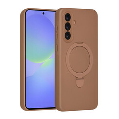 TUNIQ Galaxy A36 Backcover hoesje - Magsafe With Ring Stand - Hanger - Desert Brown