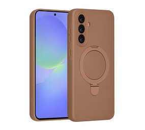 TUNIQ TUNIQ Galaxy A36 Backcover hoesje - Magsafe With Ring Stand - Hanger - Desert Brown