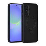 TUNIQ TUNIQ Galaxy A36 Back cover coque - Magsafe With Ring Stand - Hanger - Noir TUNIQ TUNIQ Galaxy A36 Back cover coque - Magsafe With Ring Stand - Hanger - Noir