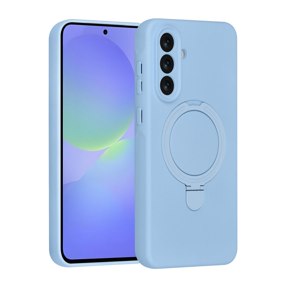 TUNIQ TUNIQ Galaxy A36 Backcover hoesje - Magsafe With Ring Stand - Hanger - Baby Blue TUNIQ TUNIQ Galaxy A36 Backcover hoesje - Magsafe With Ring Stand - Hanger - Baby Blue