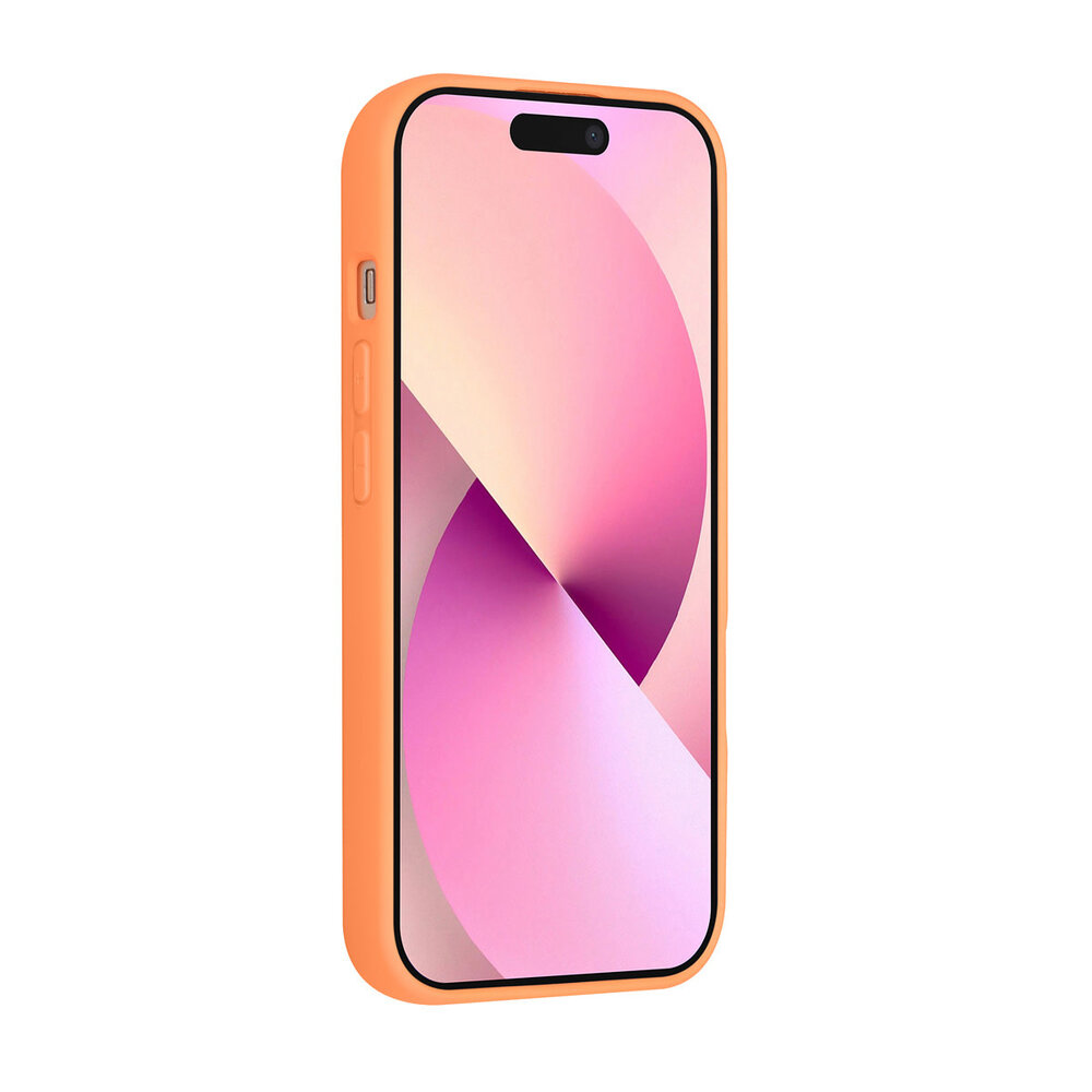 TUNIQ TUNIQ iPhone 15 Back cover case - Magsafe With Ring Stand - Hanger - Tangerine Orange