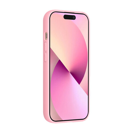 TUNIQ TUNIQ iPhone 15 Back-Cover hul - Magsafe With Ring Stand - Hanger - Sakura Pink