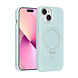 TUNIQ TUNIQ iPhone 15 Back cover case - Magsafe With Ring Stand - Hanger - Mint Green