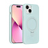 TUNIQ iPhone 15 Back-Cover hul - Magsafe With Ring Stand - Hanger - Mint Green