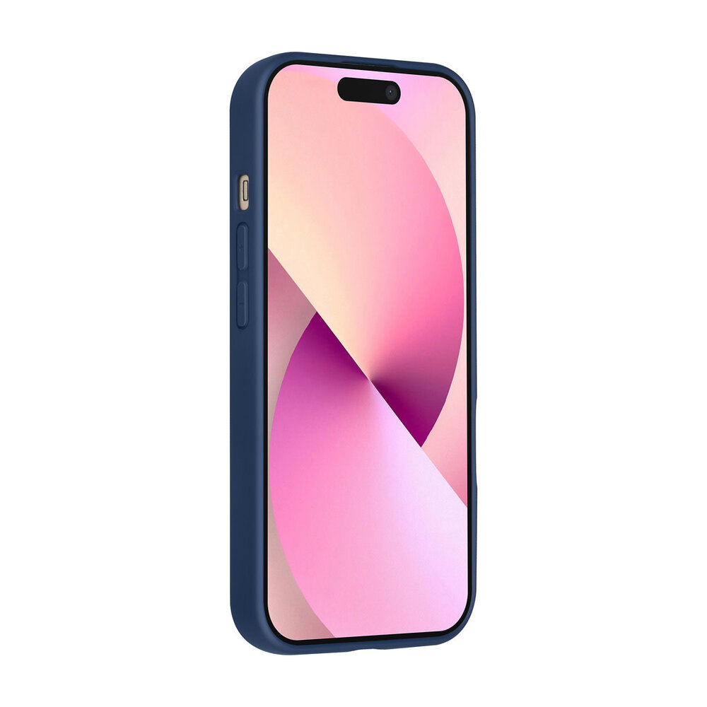 TUNIQ TUNIQ iPhone 15 Back-Cover hul - Magsafe With Ring Stand - Hanger - Navy Blue