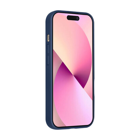 TUNIQ TUNIQ iPhone 15 Backcover hoesje - Magsafe With Ring Stand - Hanger - Navy Blue TUNIQ TUNIQ iPhone 15 Backcover hoesje - Magsafe With Ring Stand - Hanger - Navy Blue