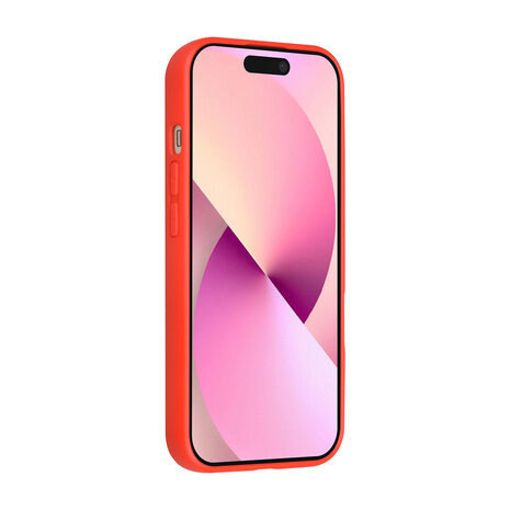 TUNIQ TUNIQ iPhone 15 Backcover hoesje - Magsafe With Ring Stand - Hanger - Classic Red TUNIQ TUNIQ iPhone 15 Backcover hoesje - Magsafe With Ring Stand - Hanger - Classic Red