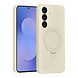 TUNIQ TUNIQ Galaxy S25 FE Back cover case - Magsafe With Ring Stand - Hanger - Antique White