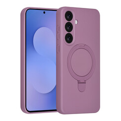 TUNIQ Galaxy S25 FE Backcover hoesje - Magsafe With Ring Stand - Hanger - Sunset Purple