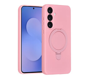 TUNIQ TUNIQ Galaxy S25 FE Backcover hoesje - Magsafe With Ring Stand - Hanger - Sakura Pink