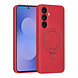 TUNIQ TUNIQ Galaxy S25 FE Backcover hoesje - Magsafe With Ring Stand - Hanger - Cherry Red