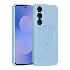 TUNIQ Galaxy S25 FE Backcover hoesje - Magsafe With Ring Stand - Hanger - Baby Blue