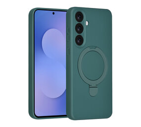 TUNIQ TUNIQ Galaxy S25 FE Back cover case - Magsafe With Ring Stand - Hanger - Dark Green