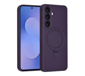 TUNIQ TUNIQ Galaxy S25 FE Back cover coque - Magsafe With Ring Stand - Hanger - Grape Purple