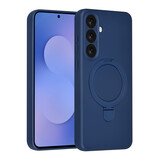 TUNIQ TUNIQ Galaxy S25 FE Back cover coque - Magsafe With Ring Stand - Hanger - Navy Blue