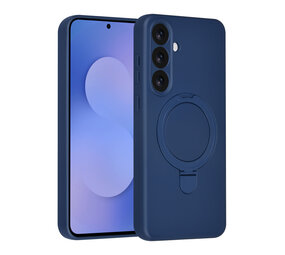 TUNIQ TUNIQ Galaxy S25 FE Back cover case - Magsafe With Ring Stand - Hanger - Navy Blue