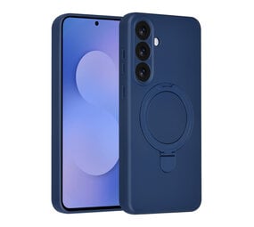 TUNIQ TUNIQ Galaxy S25 FE Back-Cover hul - Magsafe With Ring Stand - Hanger - Navy Blue