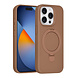 TUNIQ TUNIQ iPhone 15 Pro Back cover coque - Magsafe With Ring Stand - Hanger - Desert Brown
