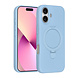 TUNIQ TUNIQ iPhone 16 Back cover coque - Magsafe With Ring Stand - Hanger - Baby Blue