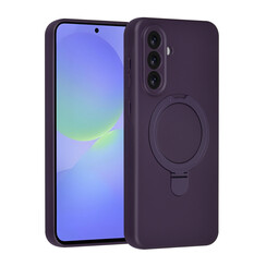 TUNIQ Galaxy A36 Back-Cover hul - Magsafe With Ring Stand - Hanger - Grape Purple